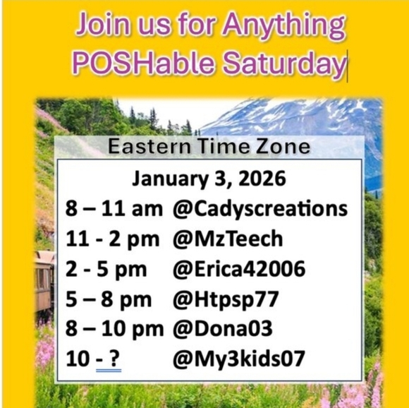 Other - Anything POSHable! Train Share Show - Saturday Start in the AM EST to Evenings